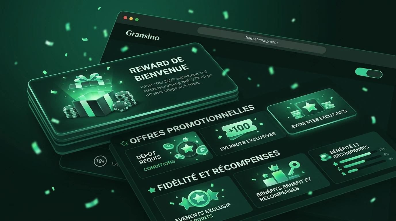 Quels bonus sont disponibles sur Gransino