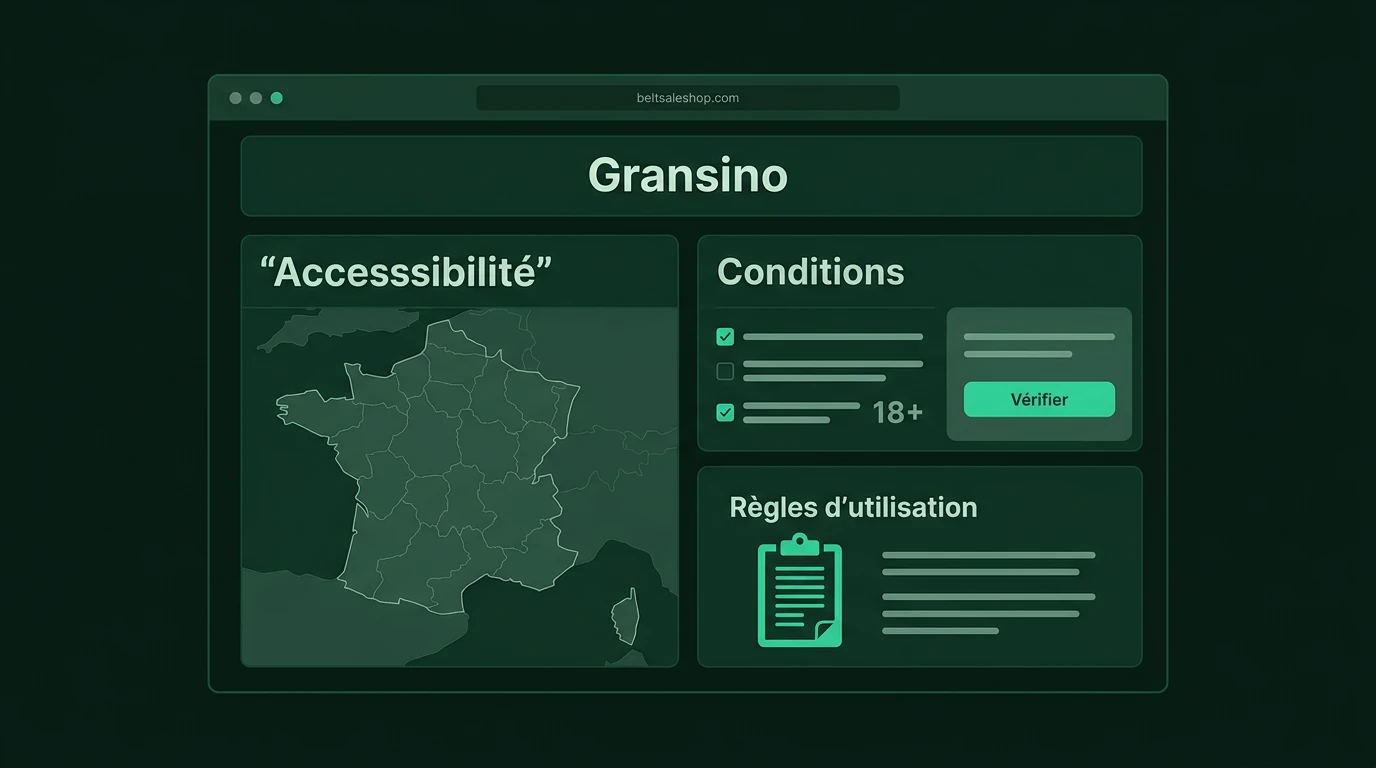 Gransino casino france – accessibilité et conditions